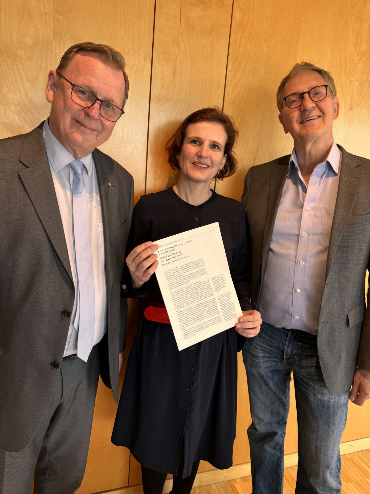 Neue Folgen des ISÖ-Podcast „Fortschritt“ mit Bodo Ramelow und Katja Kipping 