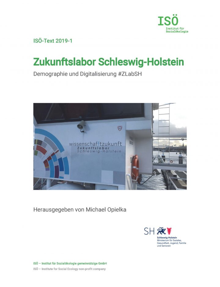 Erste ISÖ-Studie im Zukunftslabor Schleswig-Holstein #ZLabSH erschienen: Demographie und Digitalisierung 
